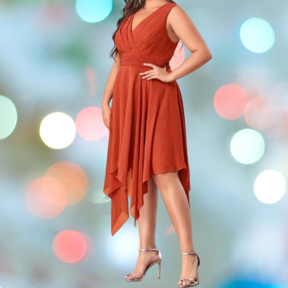 Ever Pretty Asymmetrical Handkerchief Coctail Dress